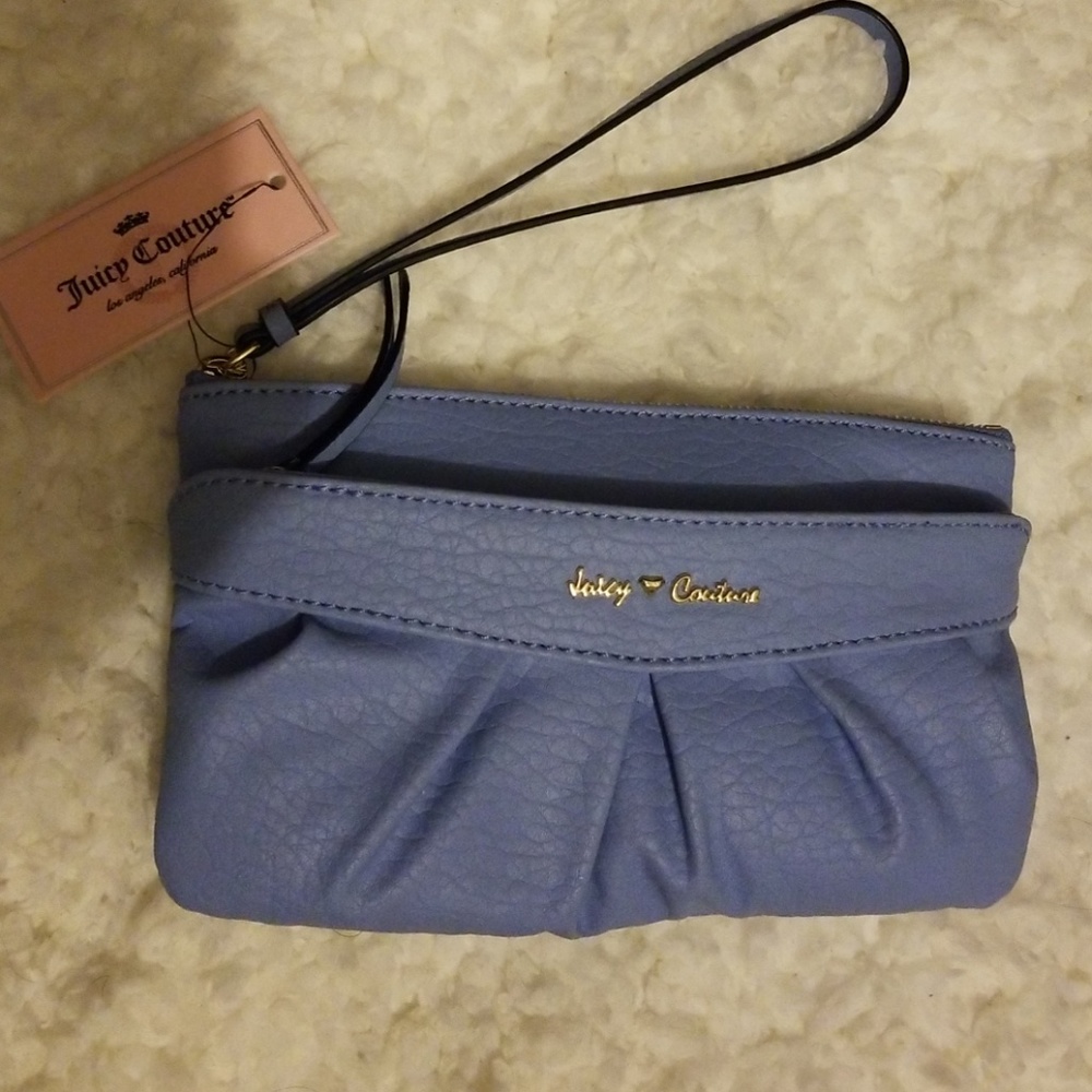 Juicy Couture Blue Wristlet